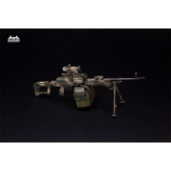 WM-05C 汎用機関銃セット ジャングルカモフラージュ 1/12 アクションフィギュア用完成品オプションパーツ