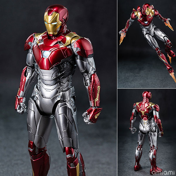 DLX スパイダーマン:ホームカミング アイアンマン・マーク47 1/12 可動フィギュア