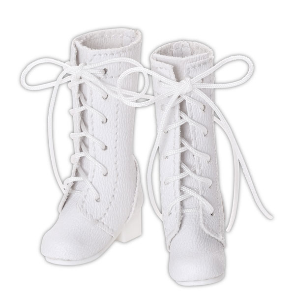 1/6 レースアップセミロングブーツ ホワイト (ドール用)[アゾン]《発売済・在庫品》