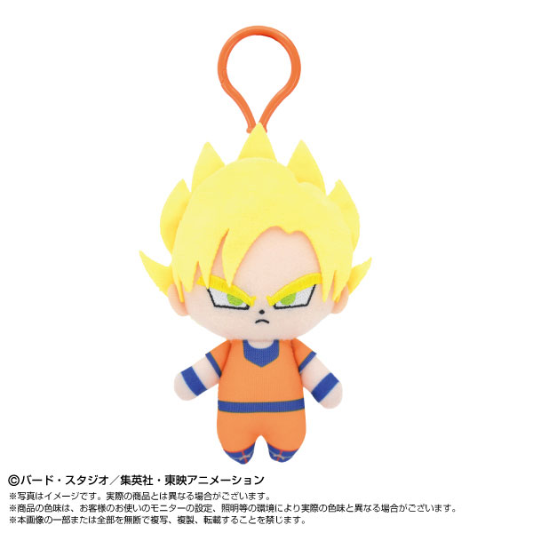 プラフックつきChibiぬいマスコット ドラゴンボールZ 超サイヤ人孫悟空