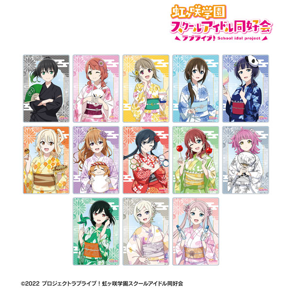 ラブライブ！虹ヶ咲学園スクールアイドル同好会 描き下ろし 縁日ver. トレーディングアクリルカード 13個入りBOX[アルマビアンカ]《在庫切れ》