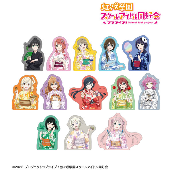 ラブライブ！虹ヶ咲学園スクールアイドル同好会 描き下ろし 縁日ver. トレーディングダイカットステッカー BOX[アルマビアンカ]《在庫切れ》