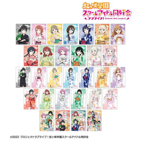 ラブライブ！虹ヶ咲学園スクールアイドル同好会 描き下ろし 縁日ver. トレーディングブロマイド 30個入りBOX[アルマビアンカ]《在庫切れ》