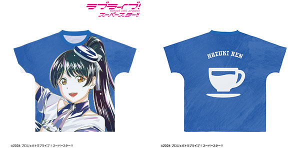 ラブライブ！スーパースター！！ 葉月恋 スーパースター！！ Ani-Art フルグラフィックTシャツ ユニセックス XS[アルマビアンカ]《発売済・在庫品》