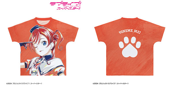 ラブライブ！スーパースター！！ 米女メイ スーパースター！！ Ani-Art フルグラフィックTシャツ ユニセックス XXS[アルマビアンカ]《在庫切れ》