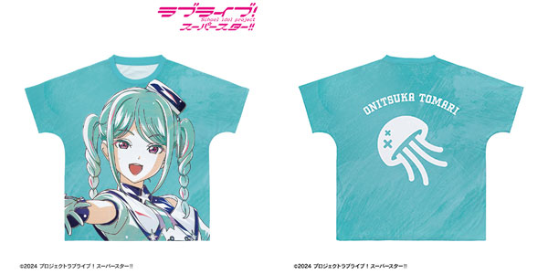 ラブライブ!スーパースター!! Tシャツ 鬼塚 冬毬 ラブライブ！スーパースター!! カラーTシャツ 鬼塚冬毬×タキシードサム