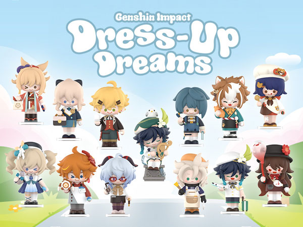 原神 ドレスアップ ドリーム ちびシリーズ 12個入りBOX[POPMART]【送料