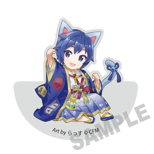 「初音ミク×招き猫」 ゆらゆらアクリルブロック KAITO Art by らっす[KADOKAWA]《１２月予約》