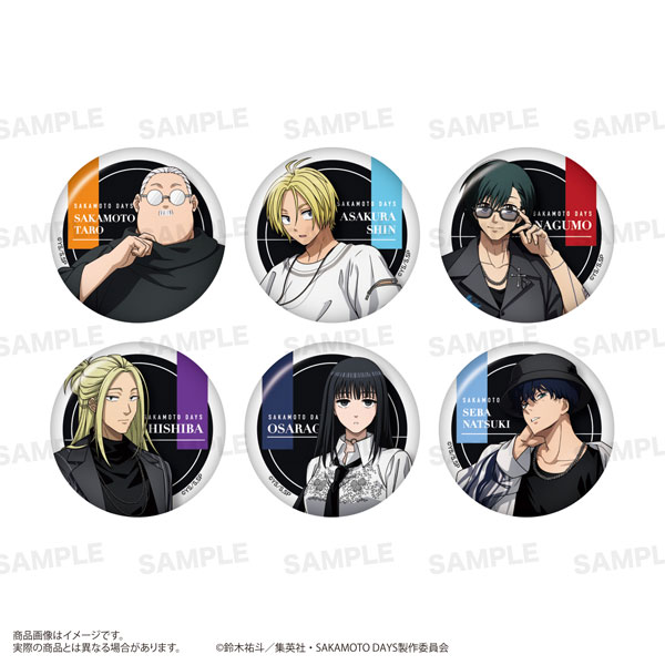 TVアニメ『SAKAMOTO DAYS』トレーディング缶バッジ(モード系ファッションver.) 6個入りBOX[ST-ONE]《１２月予約》