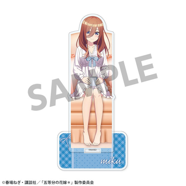 五等分の花嫁* 描き下ろしアクリルスタンド 中野三玖 ナイトウェア ver