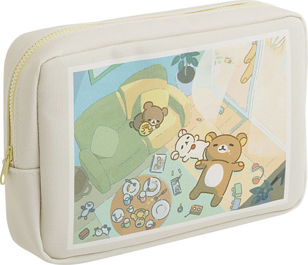 CA74001 リラックマ stay with me ポーチ[サンエックス]《発売済・在庫品》