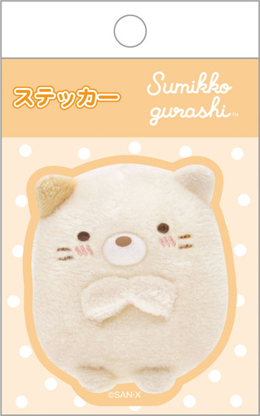 SE69708 ぬいフォトシリーズ すみっコぐらし ステッカー ねこ[サンエックス]《発売済・在庫品》