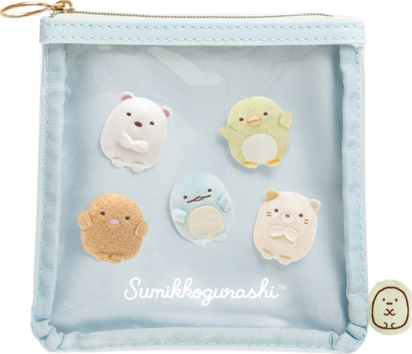 CA77102 ぬいフォトシリーズ すみっコぐらし スクエアフラットポーチ[サンエックス]《発売済・在庫品》