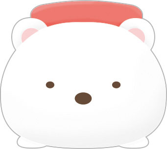 KA30503 いつでもおすし雑貨 すみっコぐらし はしおき しろくま[サンエックス]《発売済・在庫品》