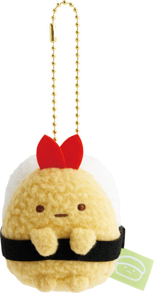 MV38801 いつでもおすし雑貨 すみっコぐらし おすしぶらさげぬいぐるみ えびふらいのしっぽ[サンエックス]《１０月予約》