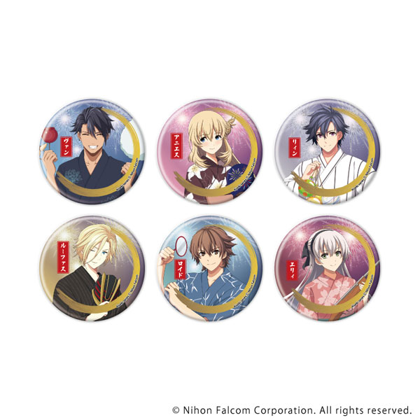 缶バッジ「軌跡シリーズ」06/夏祭りver. 描き起こしイラスト 6個入りBOX
