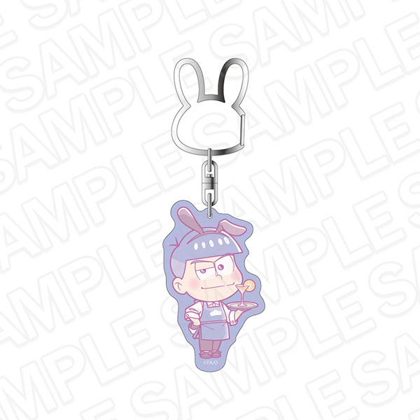 おそ松さん ホログラムキーホルダー カラ松 バニーボーイ デフォルメ