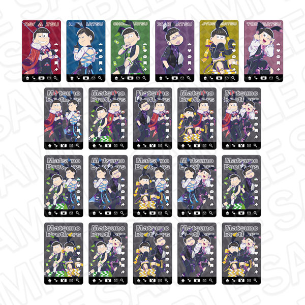 おそ松さん コレクションカード(ブラインド) バニーボーイ ver. 21個