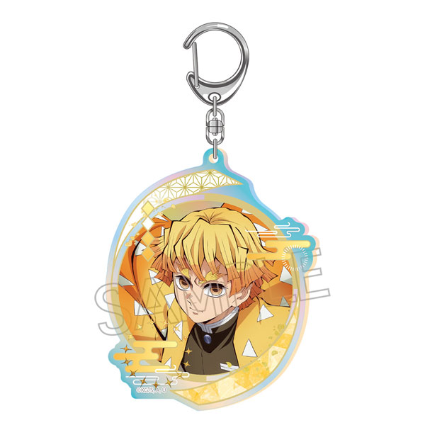 鬼滅の刃 オーロラアクリルキーホルダー 我妻善逸[ツインクル]《発売済・在庫品》