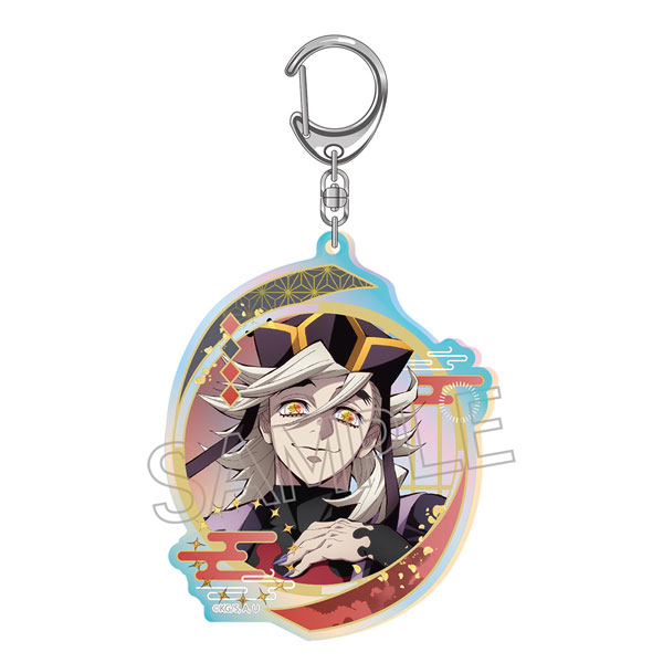 鬼滅の刃　300名限定メタリックアクリルキーホルダー　童磨 鬼滅の刃 オーロラアクリルキーホルダー 童磨[ツインクル]《在庫切れ》