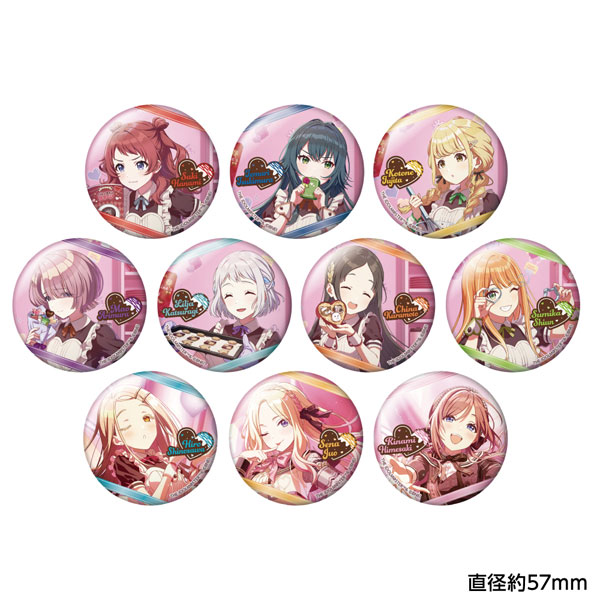 学園アイドルマスター トレーディングホログラム缶バッジ ’25バレンタインver. 10個入りBOX[キャラバン]《１２月予約》
