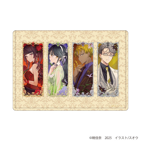【希少】キャラクリアケース コマ割りデザイン 黒 場面写ver. キャラクリアケース「春夏秋冬代行者」02/コマ割りデザインB(描き