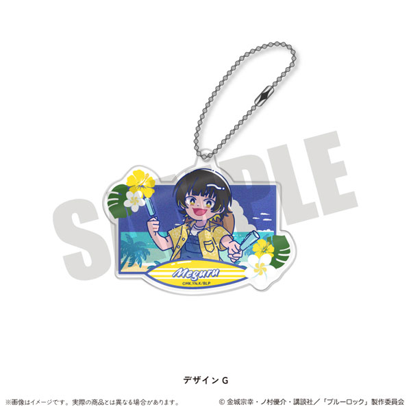 TVアニメ『ブルーロック』 アクリルキーホルダー にゅ～とろ 第2弾 G 蜂楽廻[MENEGI]《発売済・在庫品》