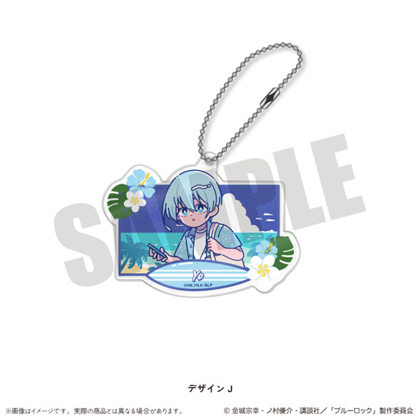 TVアニメ『ブルーロック』 アクリルキーホルダー にゅ～とろ 第2弾 J 氷織羊[MENEGI]《発売済・在庫品》