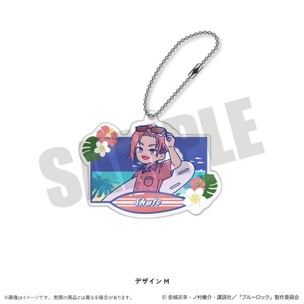 TVアニメ『ブルーロック』 アクリルキーホルダー にゅ～とろ 第2弾 M 閃堂秋人[MENEGI]《発売済・在庫品》