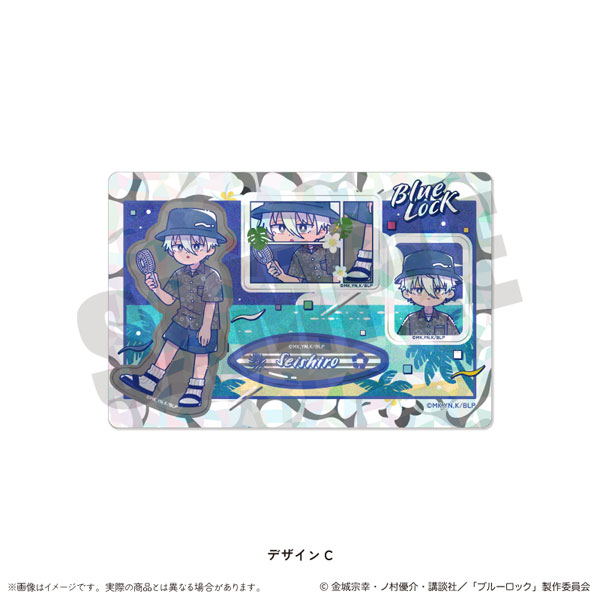 TVアニメ『ブルーロック』 ホログラムステッカーシート にゅ～とろ 第2弾 C 凪誠士郎[MENEGI]《１１月予約》