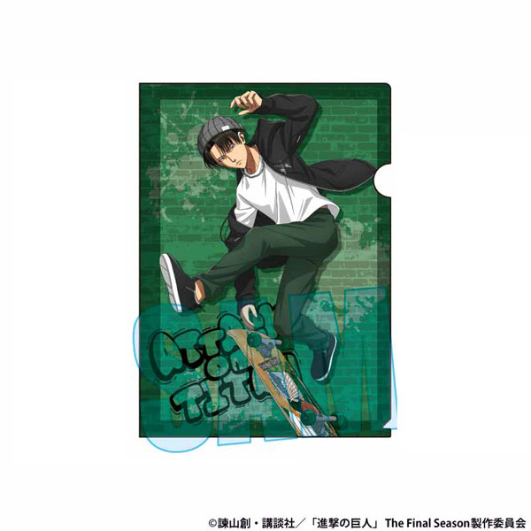 クリアファイル 進撃の巨人 リヴァイ スケーターver.[ベルハウス