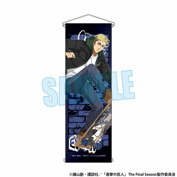 スリムタペストリー 進撃の巨人 エルヴィン・スミス スケーターver.[ベルハウス]《発売済・在庫品》