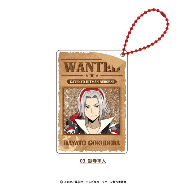 「家庭教師ヒットマンREBORN！」描き下ろし パイレーツ衣装 グリッターキーホルダー 03.獄寺隼人[MAW]《１２月予約》
