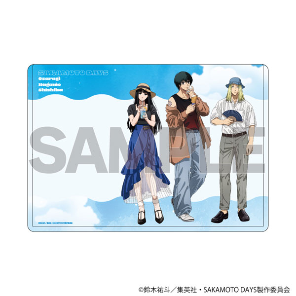 キャラクリアケース「SAKAMOTO DAYS」10/南雲＆神々廻＆大佛 夏私服ver