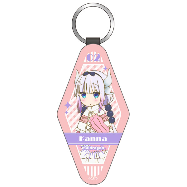 小林さんちのメイドラゴン 「カンナ」レザーキーホルダー[アクセルグラフィックワークス]《発売済・在庫品》