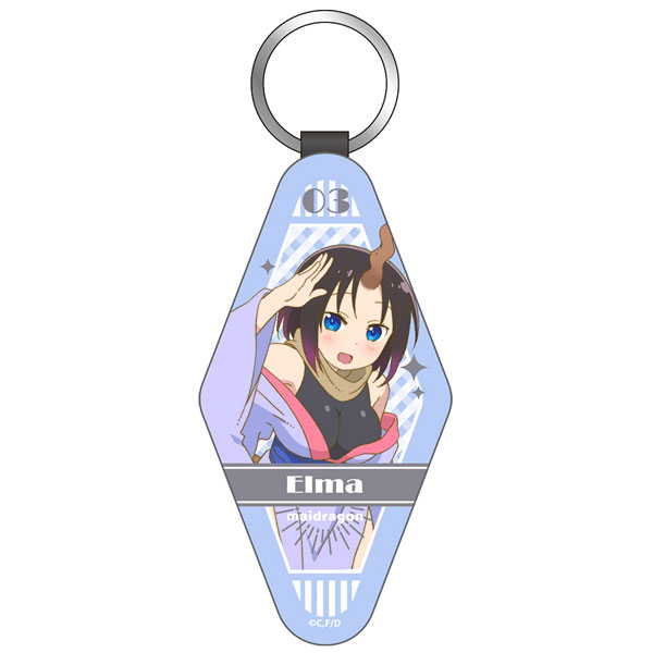 小林さんちのメイドラゴン 「エルマ」レザーキーホルダー[アクセルグラフィックワークス]《発売済・在庫品》