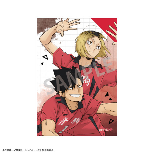 ハイキュー！！ スクエア缶バッジ 孤爪研磨 黒尾鉄朗[カミオジャパン]《１１月予約》