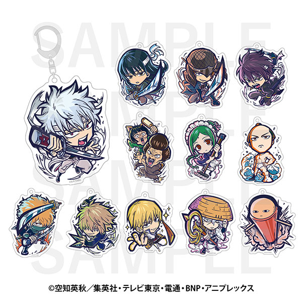 『銀魂』イートゥーン第3弾 トレーディングアクリルキーホルダー 12個入りBOX[イーディス]《発売済・在庫品》