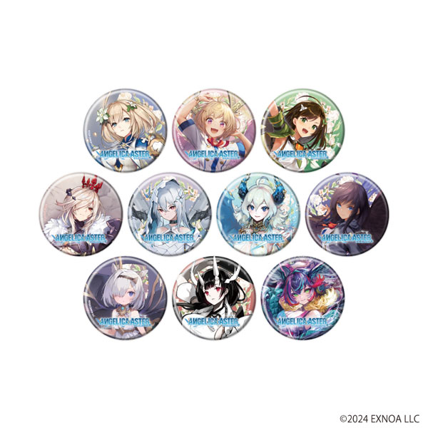 缶バッジ「ANGELICA ASTER」01/公式イラスト 10個入りBOX