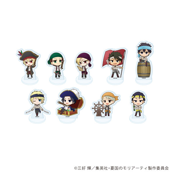 アクリルぷちスタンド「憂国のモリアーティ」12/海賊ver. ミニキャライラスト 9個入りBOX