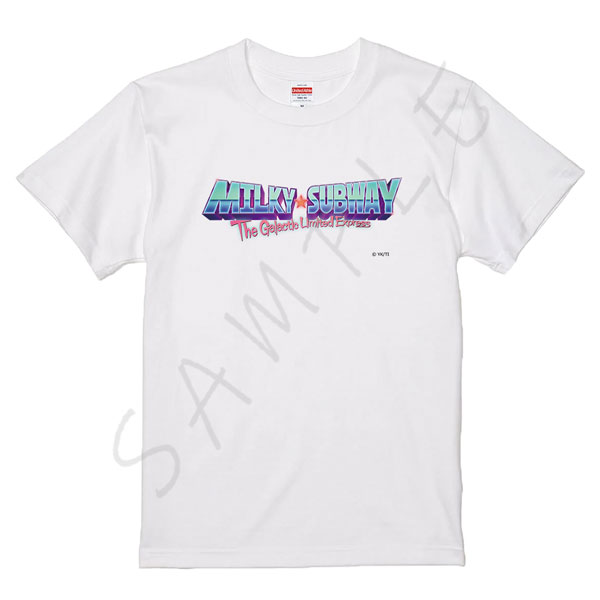 【新品未開封】銀河特急ミルキー☆サブウェイ ちはる（白）半袖Tシャツ Mサイズ アニメ『銀河特急 ミルキー☆サブウェイ』Tシャツ E(ロゴ2) ホワイト M