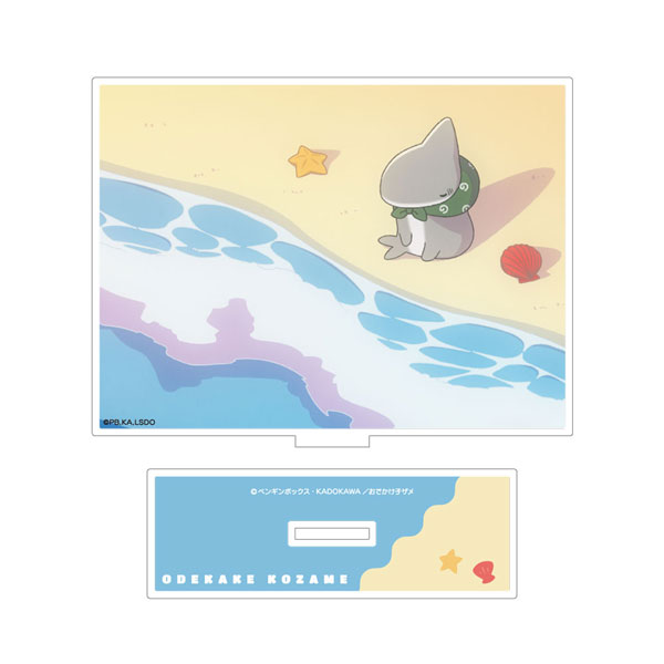 [おでかけ子ザメ]アクリルパネルスタンド(砂浜)[Parflette-パルフレット-]《発売済・在庫品》