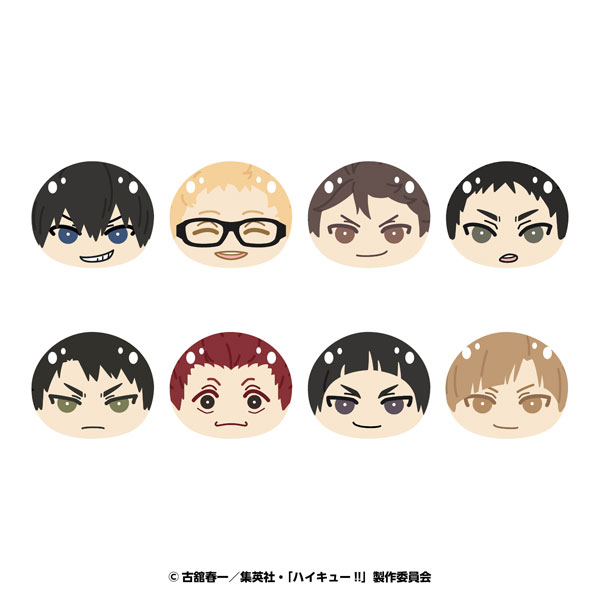 アニメ「ハイキュー！！」 おまんじゅうにぎにぎマスコット3 B 8個入りBOX[エンスカイ]《０１月予約》