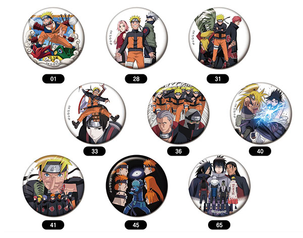 NARUTO-ナルト- 疾風伝 CANバッジ -NARUTO 72 series- 9個入りBOX[バンダイ]《１２月予約》