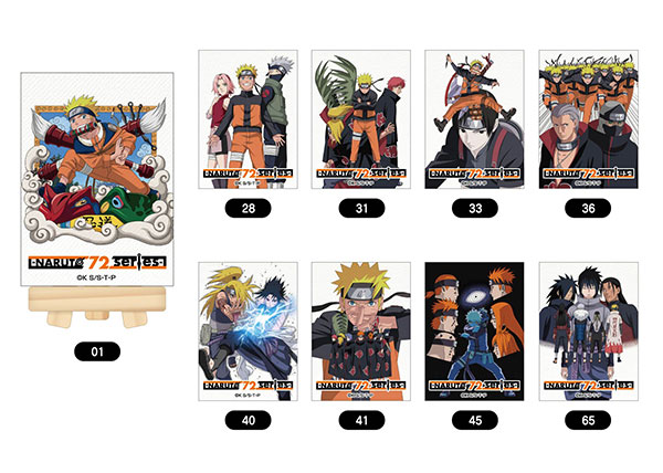 NARUTO-ナルト- 疾風伝 ミニキャンバスボード -NARUTO 72 series- 9個入りBOX[バンダイ]《１２月予約》