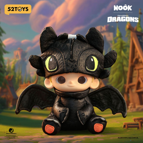 NOOK＆ヒックとドラゴン トゥースレス ぬいぐるみキーチェーン 限定版(リミテッドエディション)