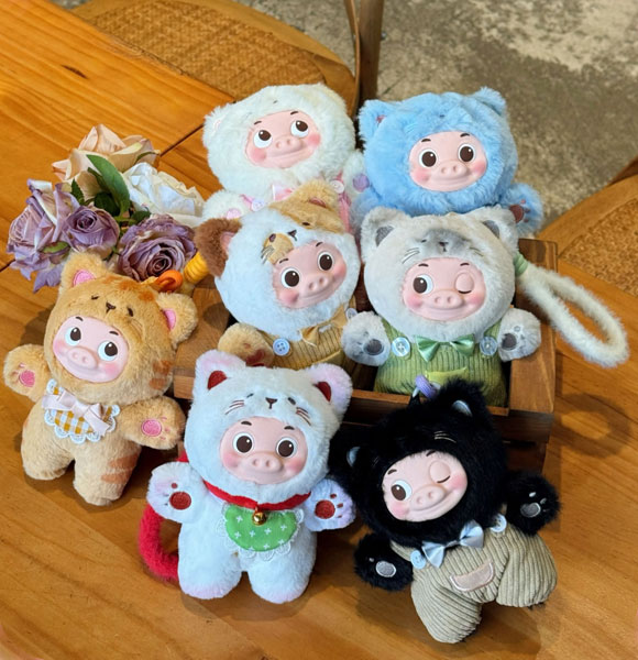 GG Bond 子豚か子猫か？シリーズ トレーディングプラッシュ 6個入りBOX[AIYE]《発売済・在庫品》