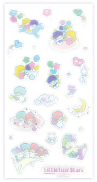 リトルツインスターズ キラぷくシール おそら（再販）[ティー・シー・ピー]《０５月予約》