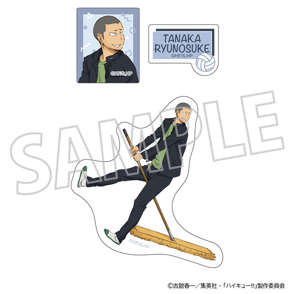 ハイキュー！！ スマホステッカー 田中龍之介[ムービック]《発売済・在庫品》