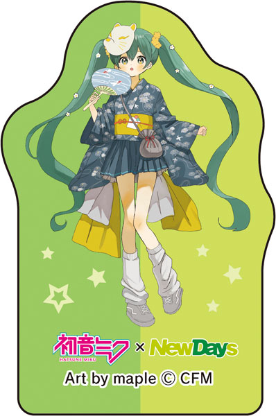 初音ミク×NewDays ダイカットステッカー maple[Presence]《発売済・在庫品》